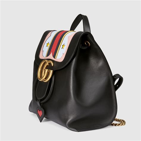 borsa gucci marmont multicolor|gg marmont leather backpack.